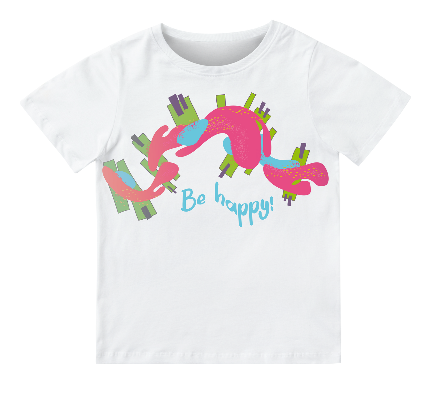 Be Happy - T-Shirt Bimbo/a