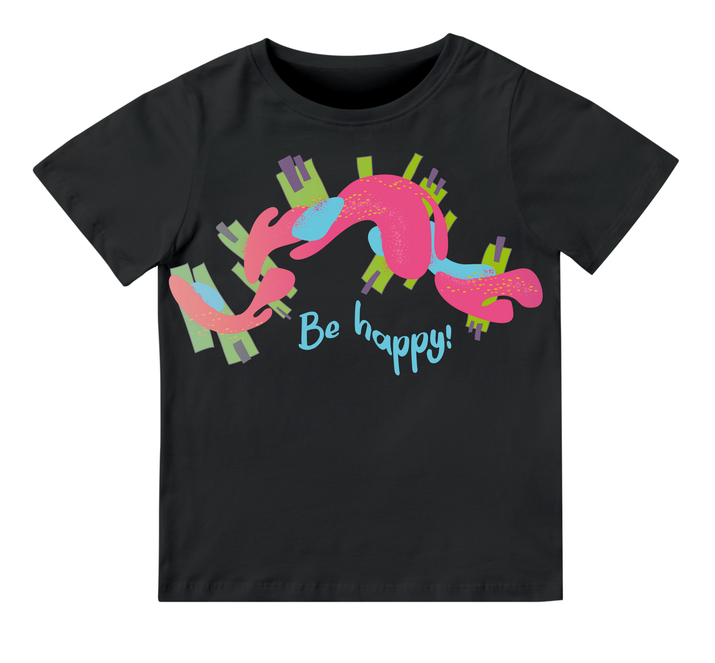 Be Happy - T-Shirt Bimbo/a
