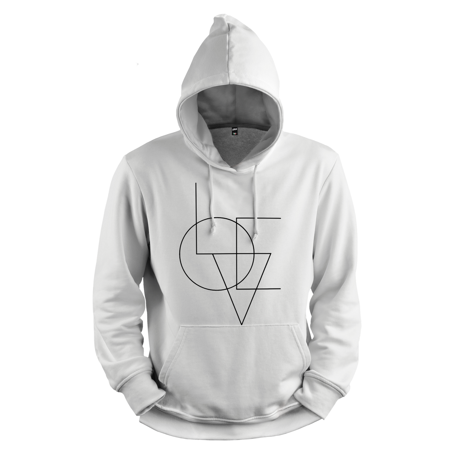Love Stylized - Felpa con Cappuccio Donna