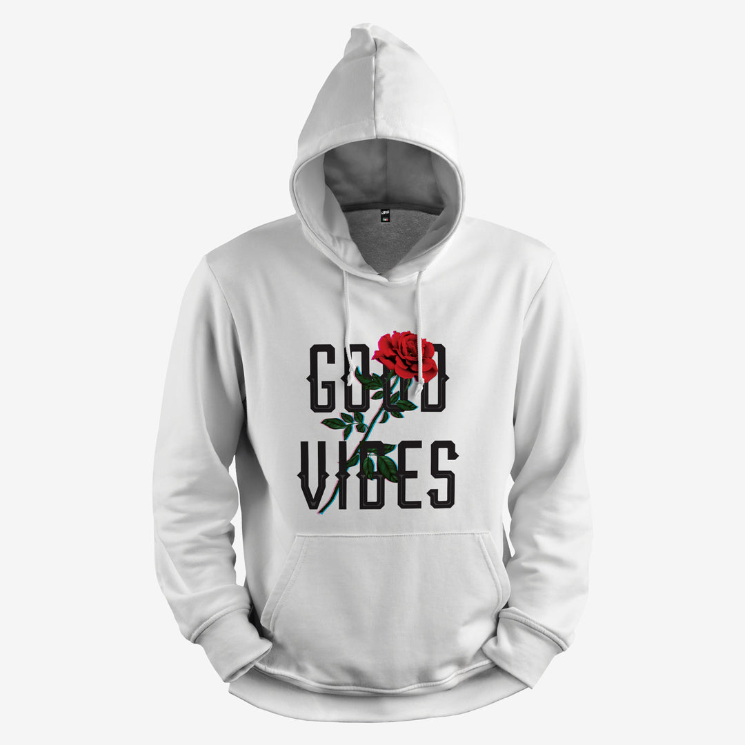 Good Vibes - Felpa con Cappuccio Uomo