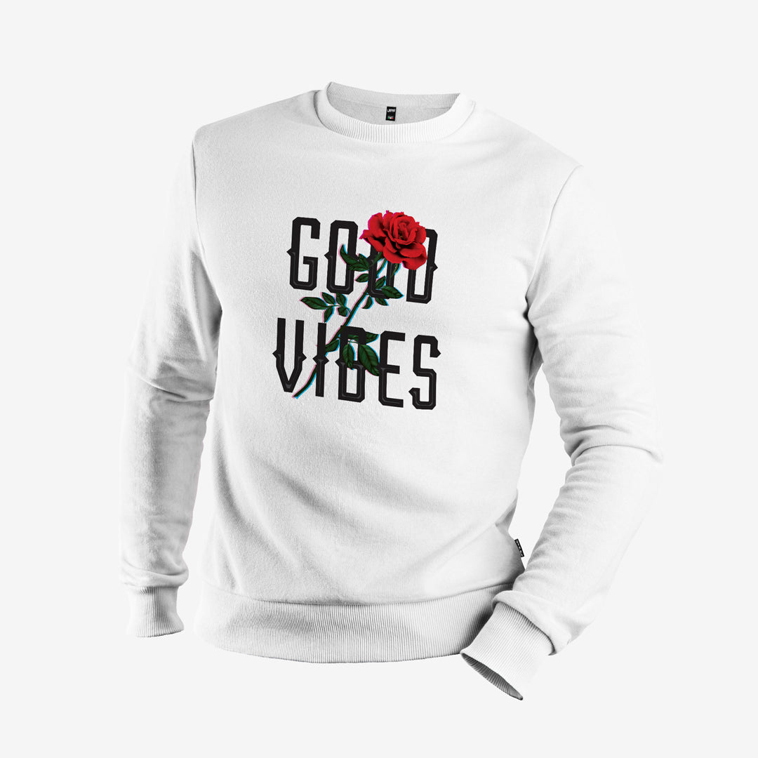 Good Vibes - Felpa Girocollo Uomo