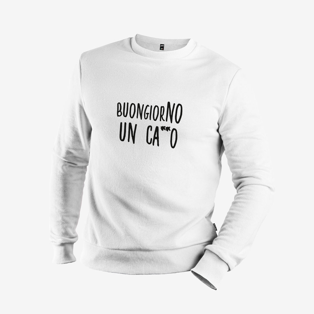 Buongiorno - Felpa Girocollo Uomo