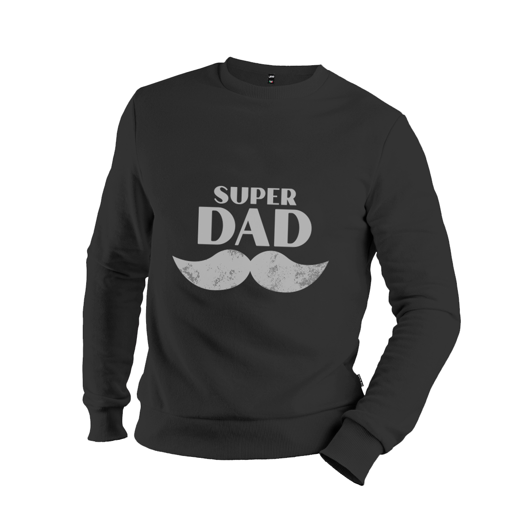 Super Dad - Felpa Girocollo Uomo
