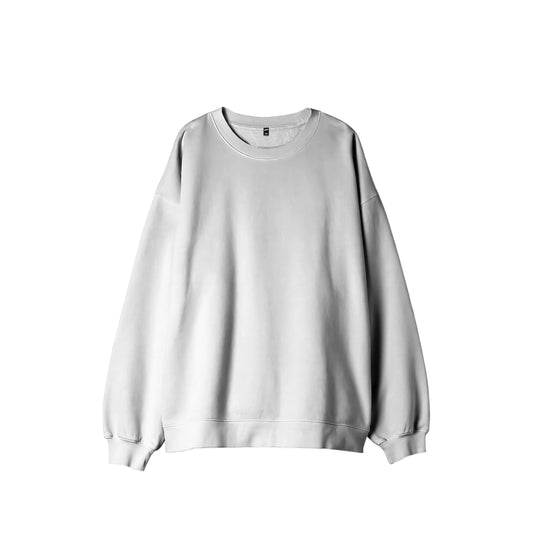 Felpa Girocollo Uomo Oversize Minimal