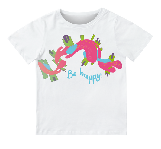 Be Happy - T-Shirt Bimbo/a