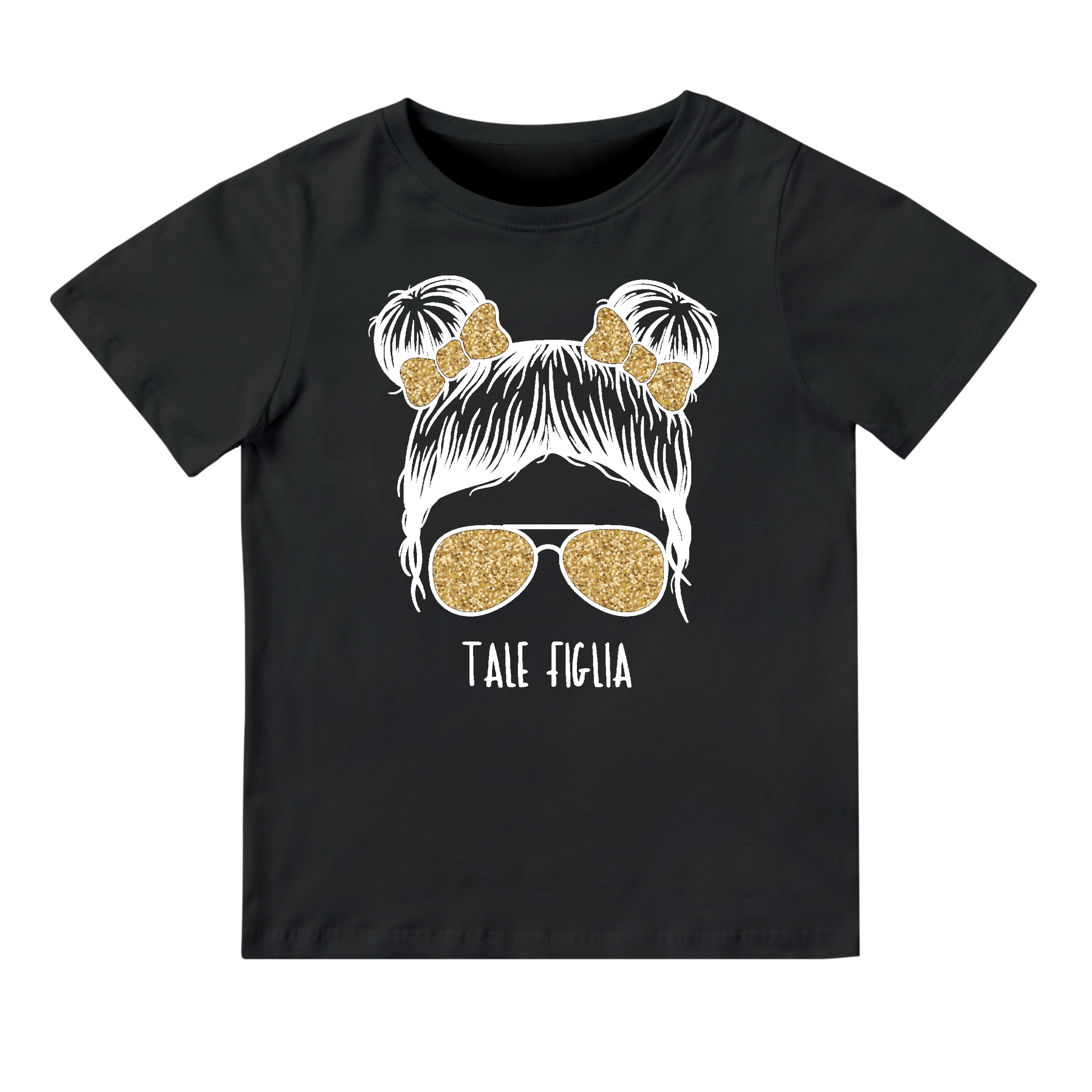 T shirt top nera bimba