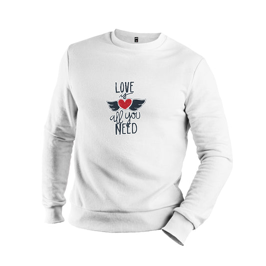 Loveisall - Felpa Girocollo Uomo