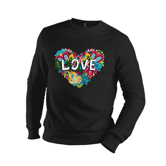 Love - Felpa Girocollo Donna