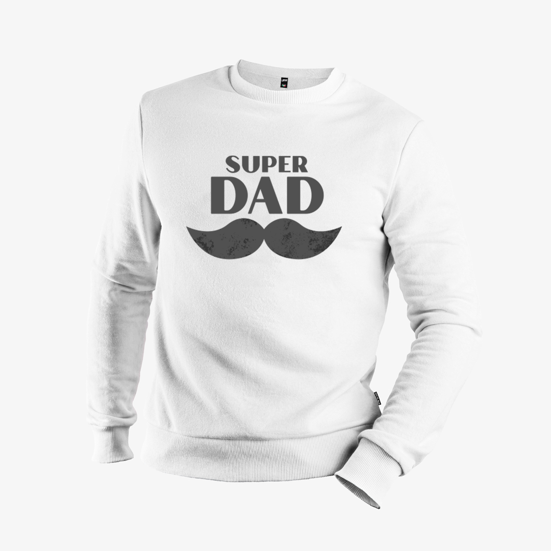 Super Dad - Felpa Girocollo Uomo