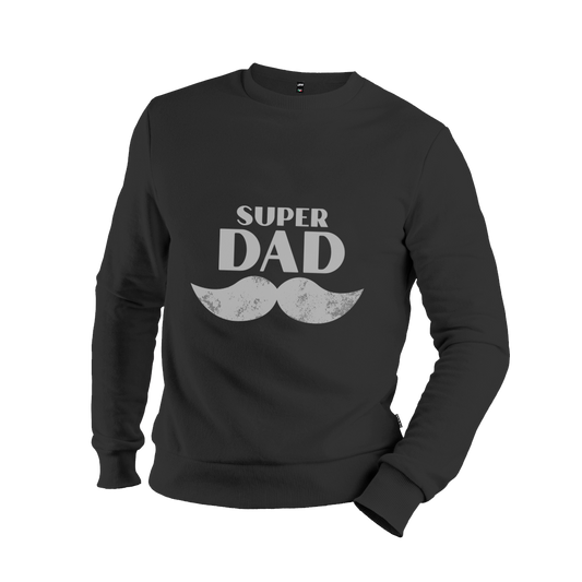 Super Dad - Felpa Girocollo Uomo